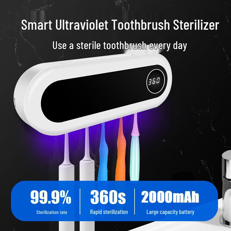 2023 Ultraviolet Toothbrush Sterilizer Rack - No-Drill Installation