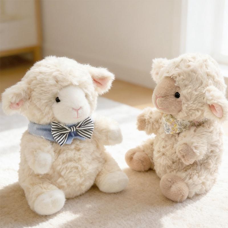 Hoge Kwaliteit 22cm Schattig Zacht Schaap Pluche Kussen Speelgoed Zacht Gevuld Lam Pop Baby Pluche Dier Verjaardagscadeau Voor Kinderen Woondecoratie