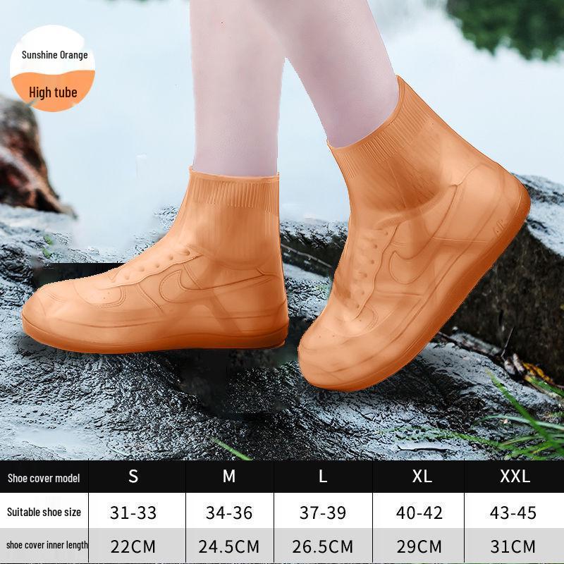 

Водонепроницаемые силиконовые нескользящие чехлы для дождевой обуви для взрослых и детей L [37-39]