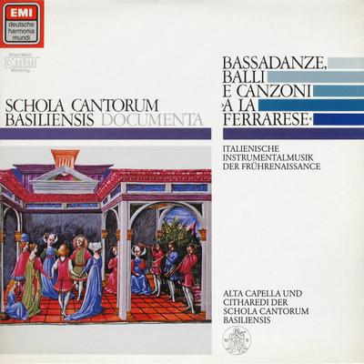 LP Record ALTA CAPELLA UND CITHAREDI DER SCHO - Bassadanze, Balli E Canzon A La Fer 1695581 Deutsche Harmon 1985 Germany Classical Used