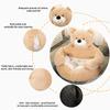 Teddy Bear Donut Pes Pes Pet Cat Pohodlná nadýchaná teplá matrace do postele