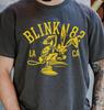 Blink 182 Tričko s králíkem Punk Rocková kapela na vintage černém tričku Comfort Colors 1717