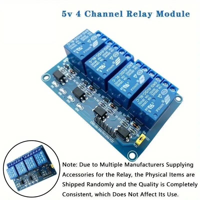 2pc 1/2/4/8 Channel 5v Relay Module With Optocoupler Relay Output 1 2 4 6 Relay Module 8 Channels Low Level Trigger Output XWay