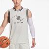 Li-Ning Reflective Sports Competition Basketball Vest Men Tops Off-White AAYS007-5