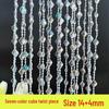 11mm UFO Disc Acrylic Beaded Curtain for Wedding Décor, Ceiling Hanging, and Aisle Runner.
