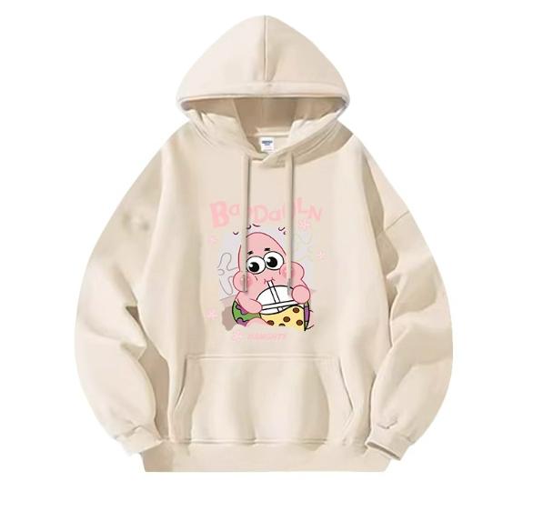 New SpongeBob SquarePants Printed Hoodie for Men and Women Couple's Hoodie 2025 New Autumn Style Pai Daxing Couple's Clothes