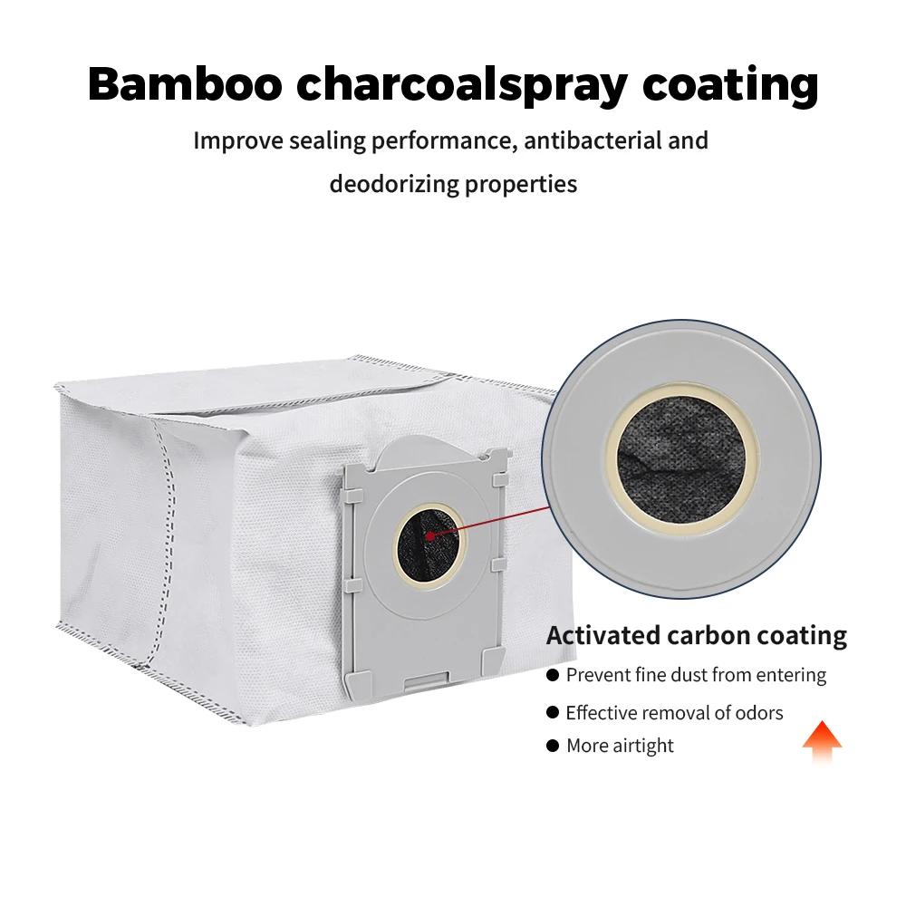 For ECOVACS T50 PRO OMNI / T50 OMNI /T50 OMNI GEN 2 /T50 Pro OMNI GEN 2 Robot Vacuum Parts Main Side Brushes Mop Cloths HEPA Filters Dust Bags