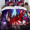 3D Print Game King Of Fighters Retro Bedding Set Boys Girls Twin Queen Size Duvet Cover Pillowcase Bed Kids Adult