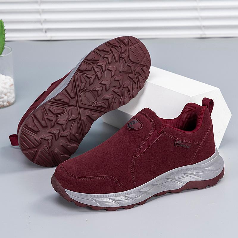 Men's Health Step Spring Outdoor Breathable Hiking Thick Soled Couple Sneakers Shoes Comfortable Lazy Set Casual Shoes 36-45