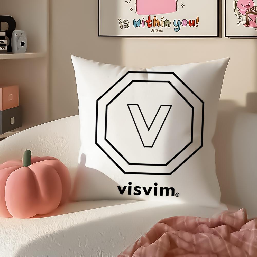 Brand Design VVisvimS Cushion Cover Pillowcase Short Plush Invisible Zipper Room Sofa Cushion Cover