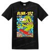 Blink 182 Punk Rock Band Concert T Shirt Colorful Cartoon Graphic Tee Gift Fan