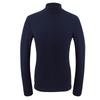 Yi Er Shuang Men's 3-Layer Thick 100% Cotton Mock Neck Thermal Top