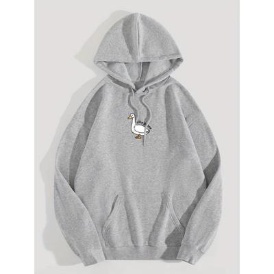 Women's Printed Hoodie with Kangaroo Pocket - Casual Long Sleeve Drawstring Sweatshirt for Cross-Border Trade 2025
