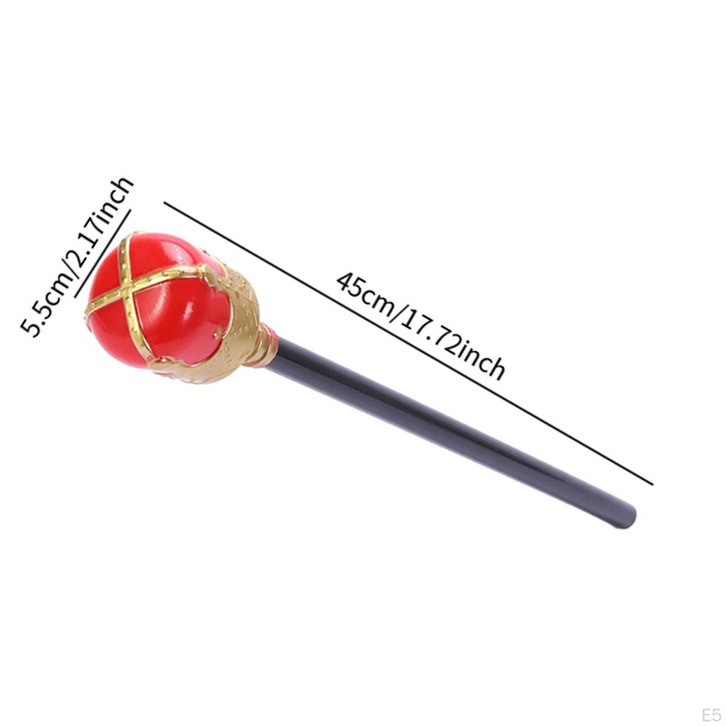 King Scepter Prop Halloween Costume Accessory Decoration for Stage Performances