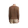 Polo Ralph Lauren Logo Embroidered Slim Fit Long Sleeve Knit Sweater Men Sweater Coffee-Brown 710775885-520