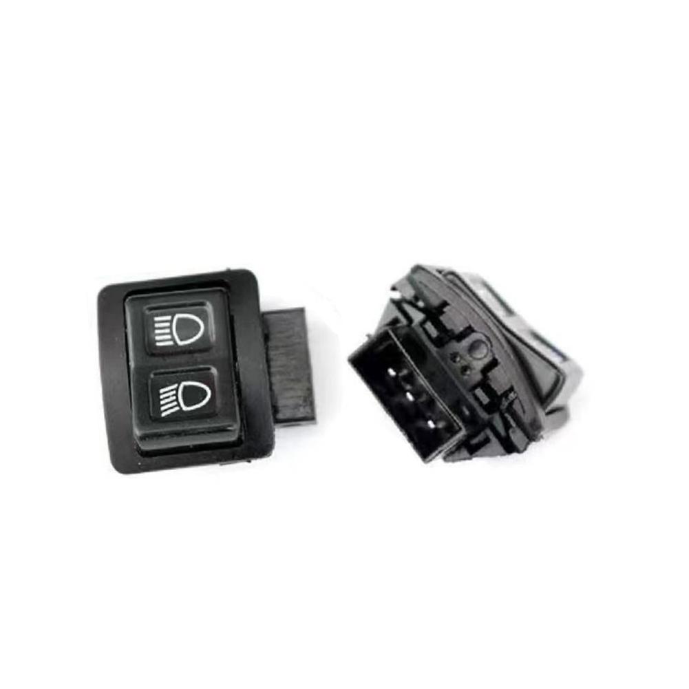 2/5Pcs Motorcycle Head Light Horn Dimmer Turn Starter Single Headlight Switch Button For Honda Suzuki ATV Moped Scooter