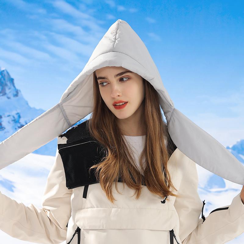 1PC Waterproof Adjustable Earflap Thickened Winter Fleece Lined Hat Face Slimming Windproof Cute Women's Retro