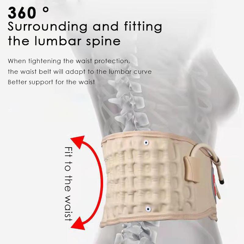 Inflatable Waist Brace Waist Fixed Belt Traction Belt Suitable for Male and Female Adult Lumbar Spine Air Traction Device