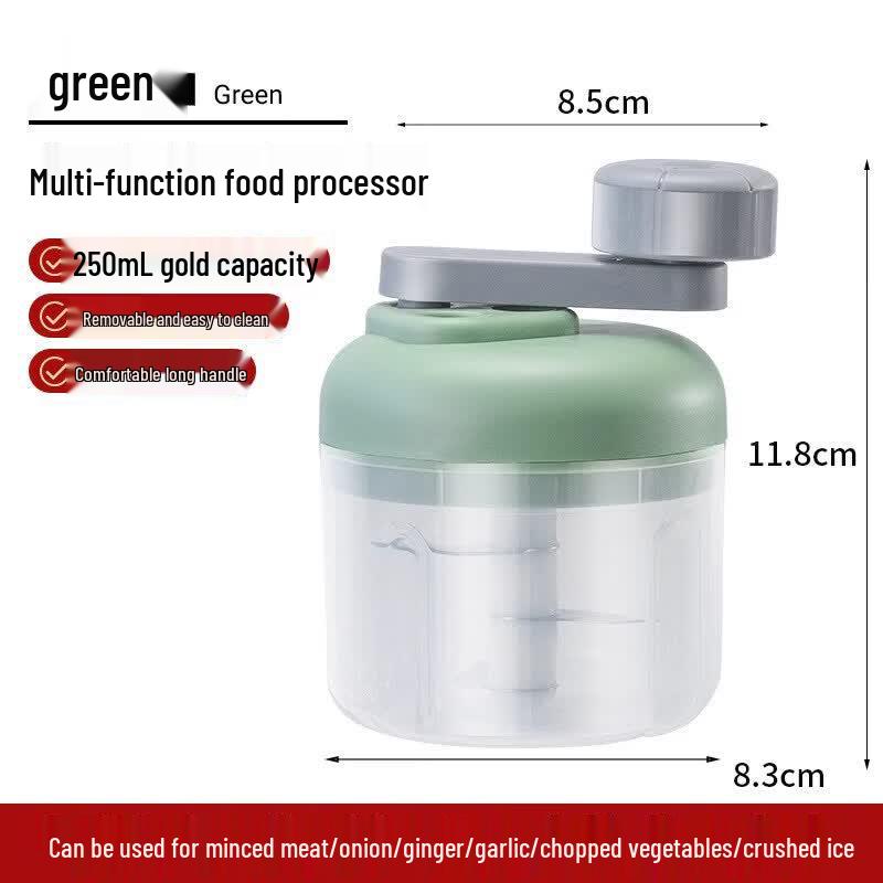 Manual Pull-Type Garlic and Food Chopper