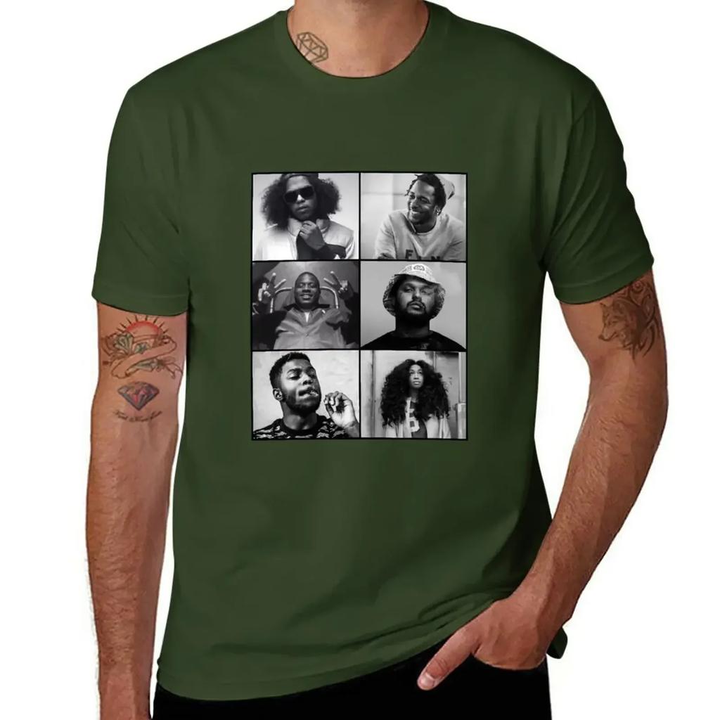 TDE - Kendrick, Ab-soul, Q, Jay Rock, Isaiah, SZA T-Shirt plain boys whites customs design your own men t shirt