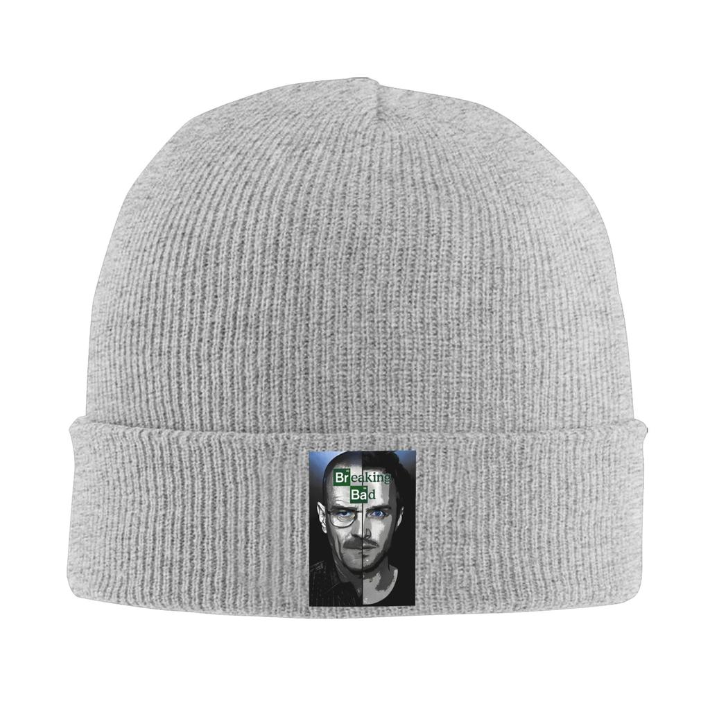 Breaking Bad Beanie Hats  Bonnet Hats Female Male Street Y2K Kpop Knit Hat Spring Pattern Warm Soft Caps