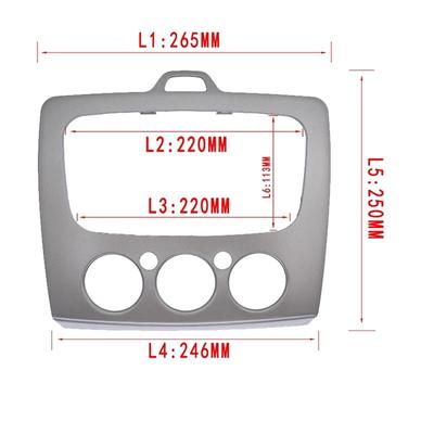 Reliable-Car Radio Stereo DVD Panel Frame Audio Dashboard Frame For Ford Focus MK2 05-08 MK2.5 09-13