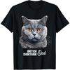 British Shorthair Cat Dad British Shorthair Cat T-Shirt