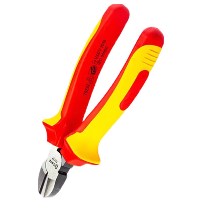 SATA VDE Insulated Diagonal Pliers