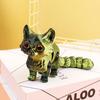 Yousheng 3D Printed Cat Toy Stress Relief Simulation Cat Toy Articulated Animal Fidget Toy Desktop Pet Model Office Desk Decoration Ornament