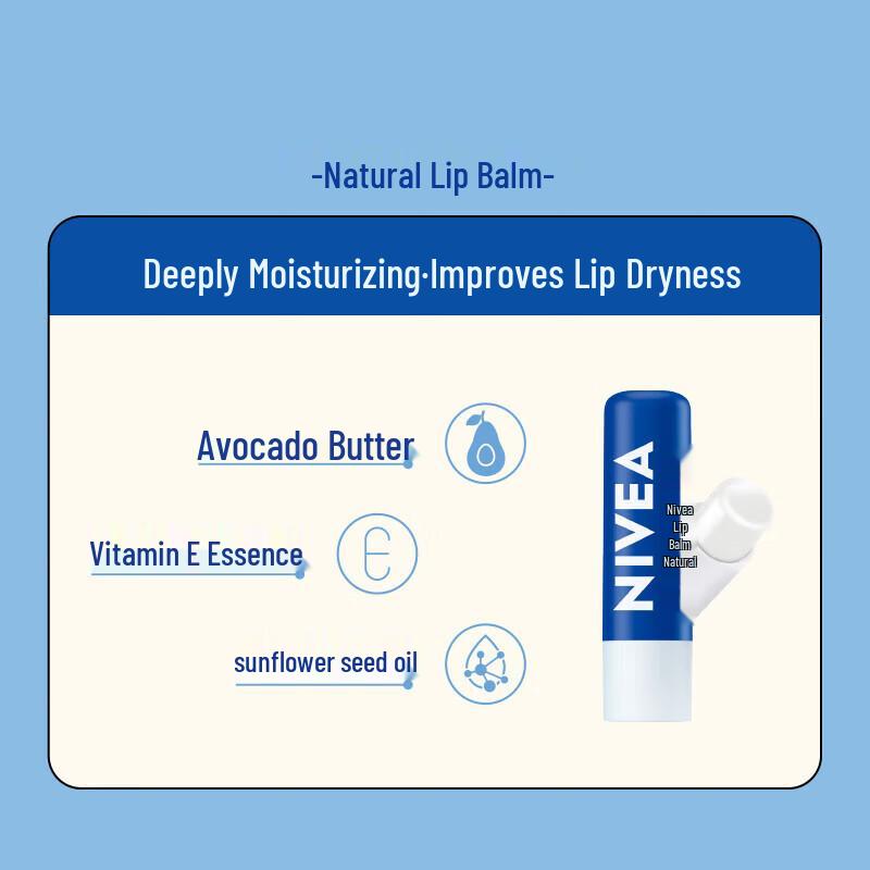 NIVEA Natural Lip Balm