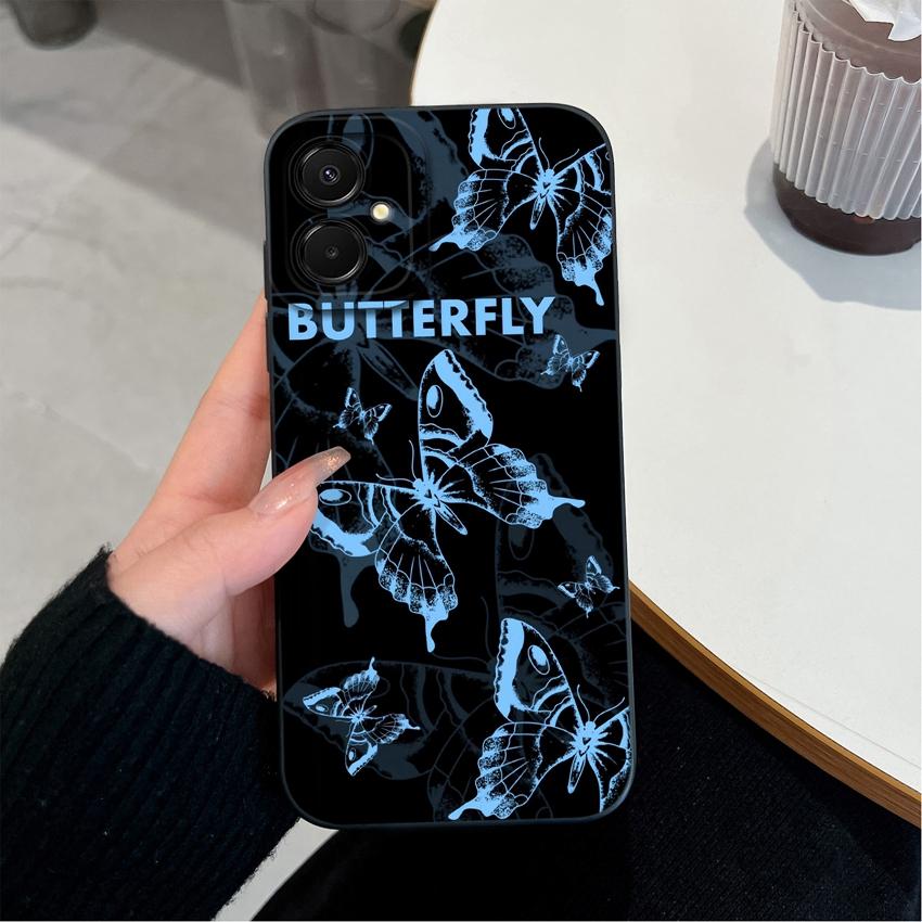 Fashion Case For Samsung A07 M07 F07 A25 A17 M17 F17 M36 F36 M56 S26 Plus Cute Cartoon Star Pattern Soft Liquid Silicone Phone Cover For Samsung Shell