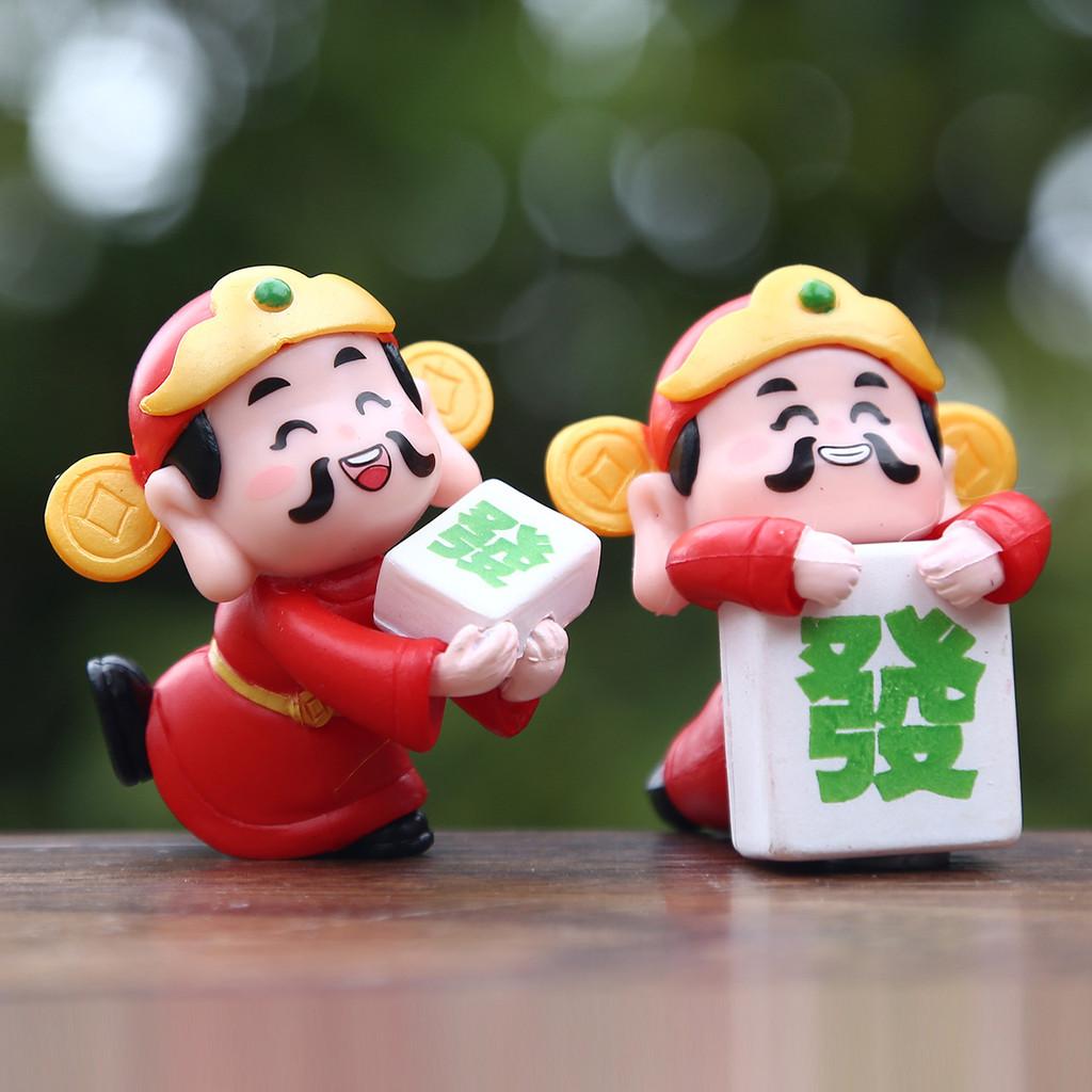 Chinese New Year Zodiac Mascot Pvc Model Lucky God Figurine For Celebration And Decoration