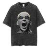 Limited Charles Oliveira Do Bronx Graphic Tshirts Mens Clothing Fashion Gothic Cool T Shirt Vintage Washed Short Sleeve Tshirt