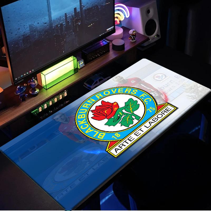 Blackburn-Rovers Crest Mouse Pad, Rubber Base, Mouse Pad for Gamers and Office Use, Gaming Desk , Easy To Clean Mat Christmas fan gifts