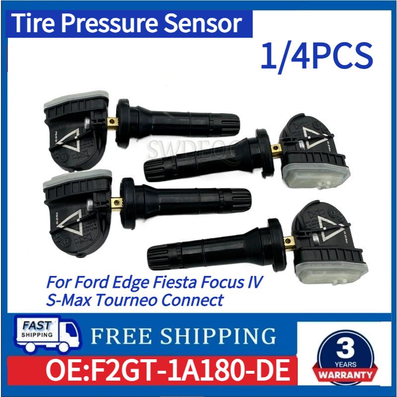 1/4 STKS 433MHZ TPMS Bandenspanningssensor Voor Ford Edge Fiesta Focus IV S-Max Tourneo Connect F2GT-1A180-DE F2GT-1A180-DC