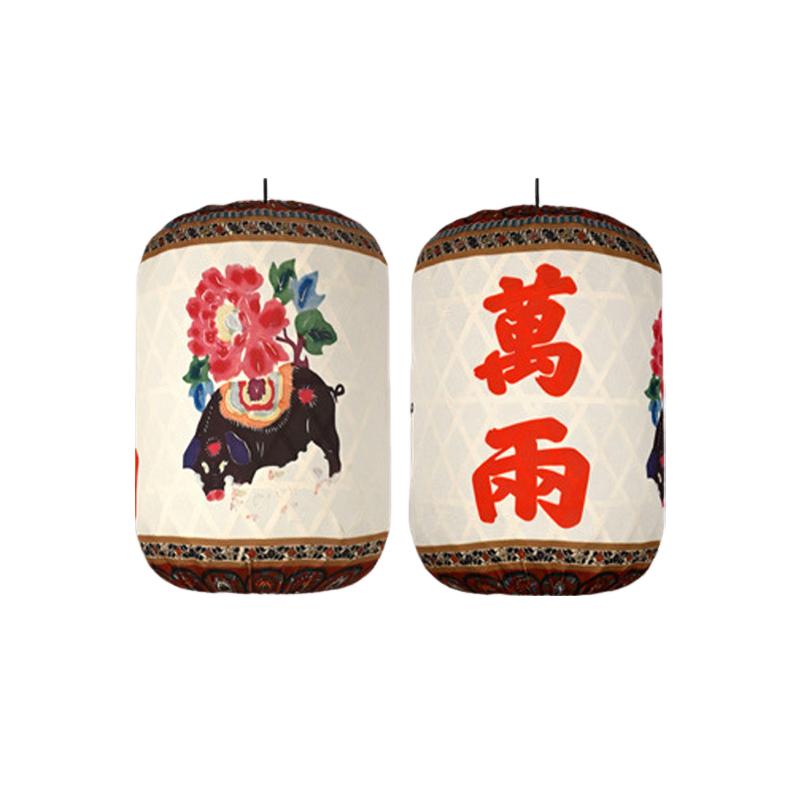 Retro Chinese Zodiac Handmade Folk Bamboo Lanterns Hotel Homestay Festival Party Decor Antique Style Lanterns Handicrafts 20x30CM