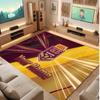 Personalisierter Kristall-Samt-Teppich der Queensland Maroons, Weicher Anti-Rutsch-Teppich mit individuellem Namens-Text für Wohnzimmer, Schlafzimmer