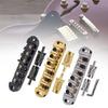 6 String Guitar Bridge Roller Saddles Adjustable Roller Saddles Guitar Bridge Replacement Electric Guitar Bridge