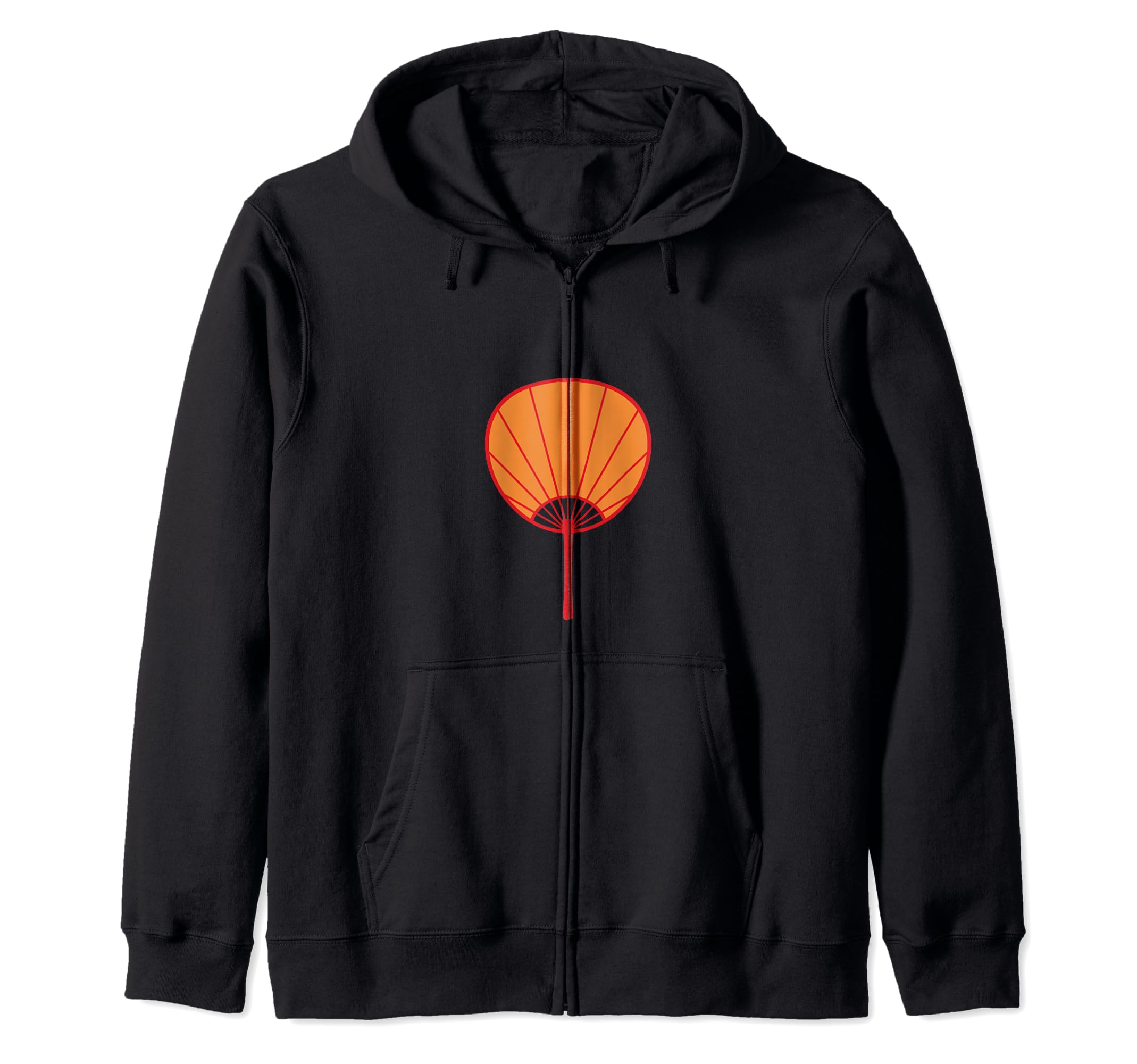 

Japanese Fan Zip Hoodie чёрный
