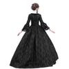 S-5Xl Large Size High-End Court Dress with Lace Splicing and Large Hem Skirt, Vintage Medieval Renaissance Dress