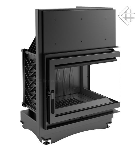 Cast Iron Fireplace KRATKI ZUZIA Right 15 kW Ø 200