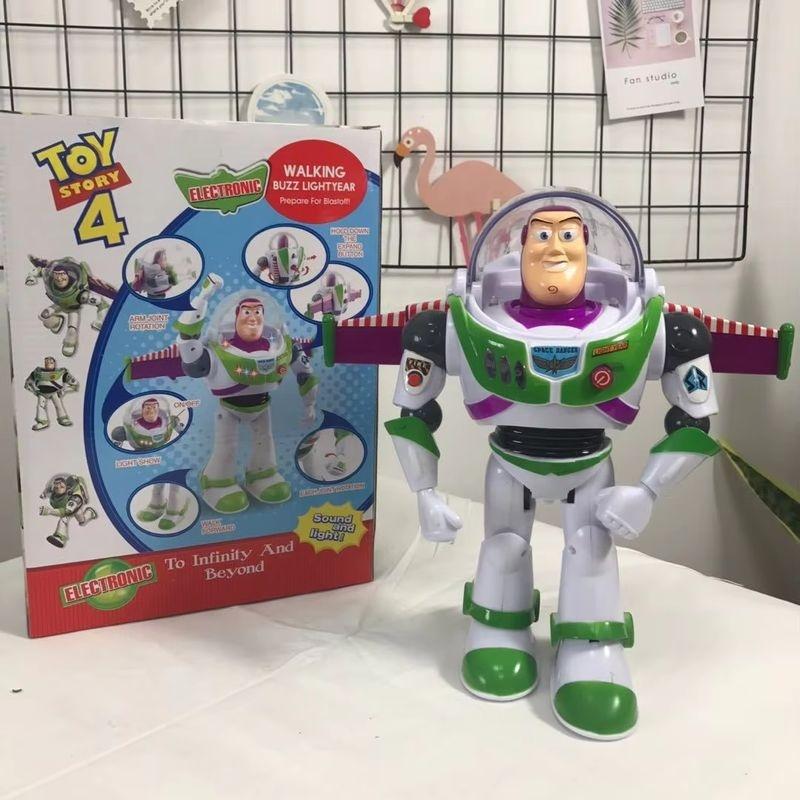 33Cm  Pixar Toy Story 4 Buzz Lightyear Talking Action Figures Cloth Body Model Doll Limited Collection Ornament Toys Gift