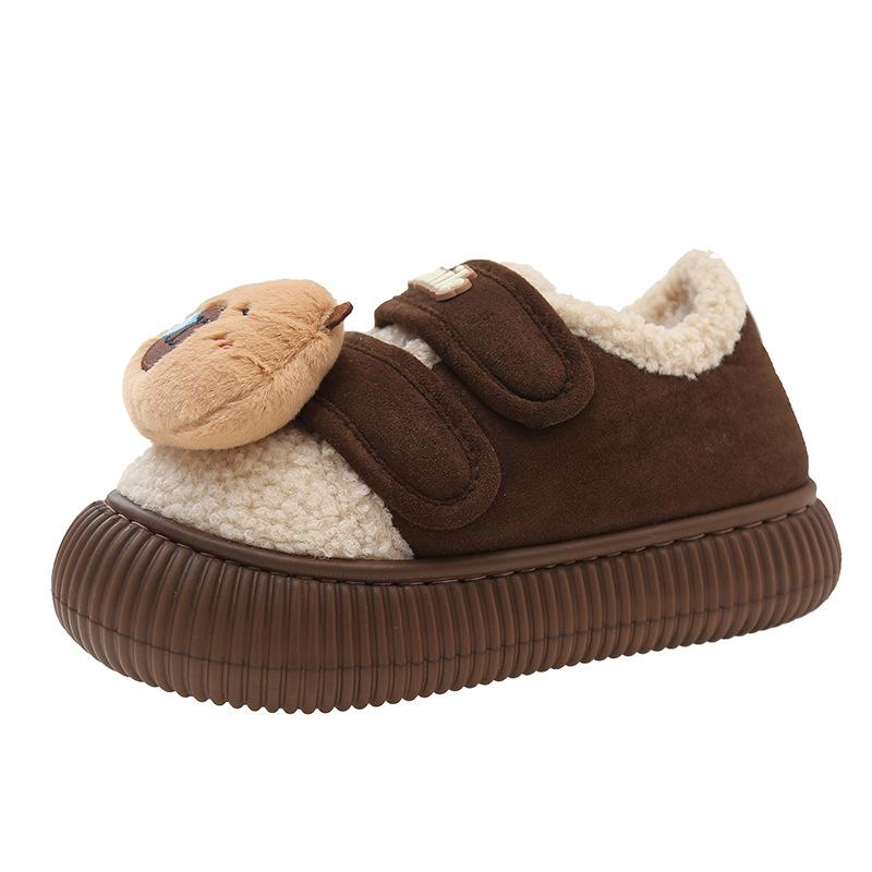 Fashion Kate Cat Versatile Cotton Shoes Women's 2025 Autumn and Winter New Wear Casual Style Round Head Thick Sole Heightening Cotton Shoes