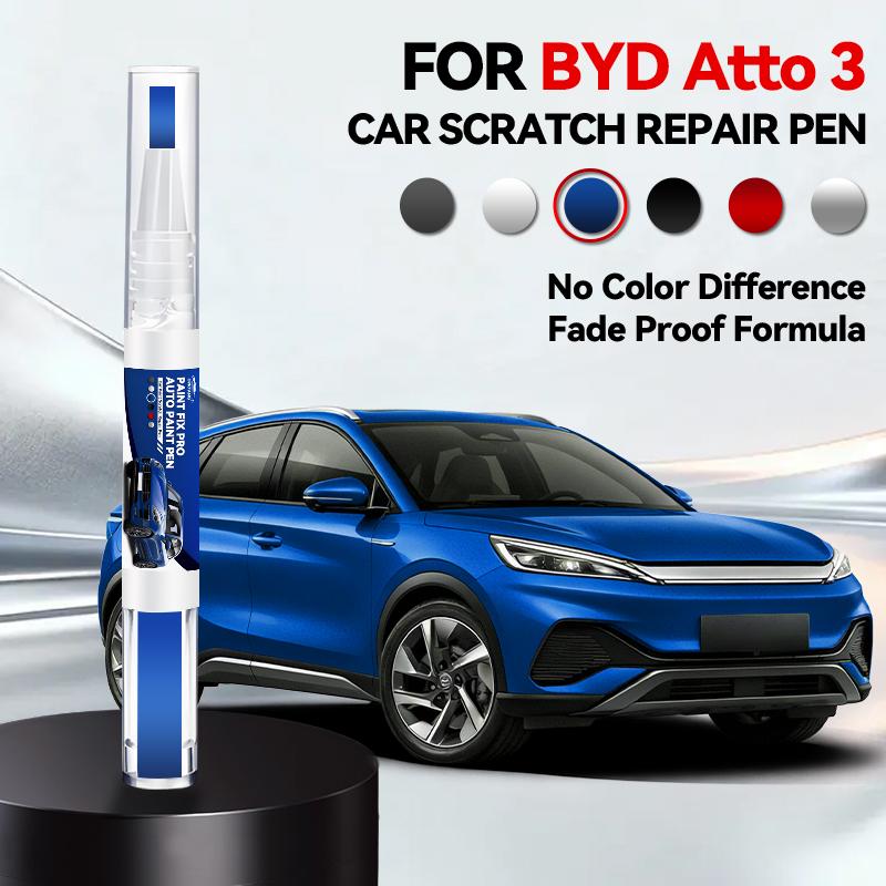 Pro BYD Atto 3 2022-2025 D40 Opravná tužka na lak Touch Up Odstraňovač škrábanců DIY Auto doplňky Černá Bílá Modrá Zelená Šedá Fialová