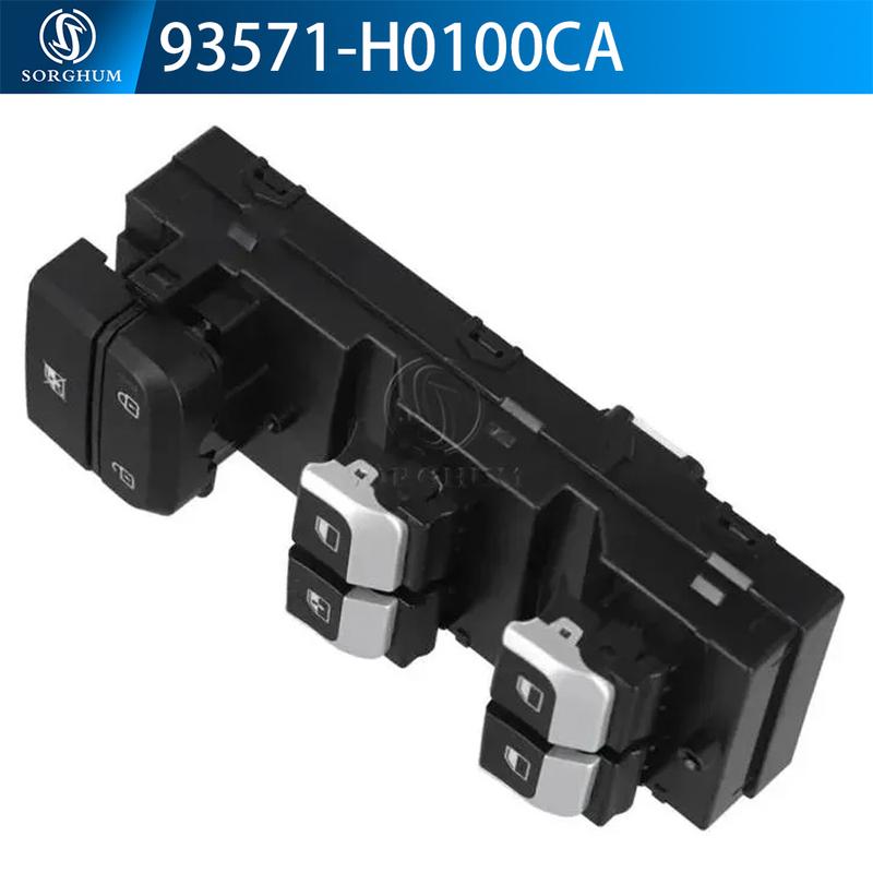 93571-H0100CA Front Left Window Lefter Control Switch with Red Light For Kia For Rio 2017 2018 93571-H0100 93571-H0100CA