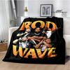 Rapper rod wave printed blanket Warm Flannel Blankets Soft and Comfortable blanket Home Travel Blanket bed linings Birthday Gift