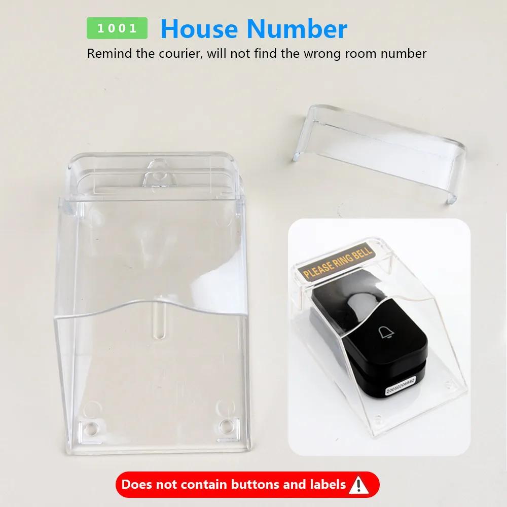 Doorbell Wind and Dust Cover, Household Doorbell Protective Cover