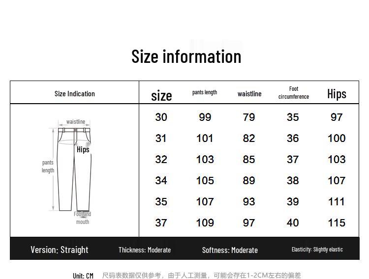 Peacebird Men's Vintage Washed Straight-Leg Denim Jeans