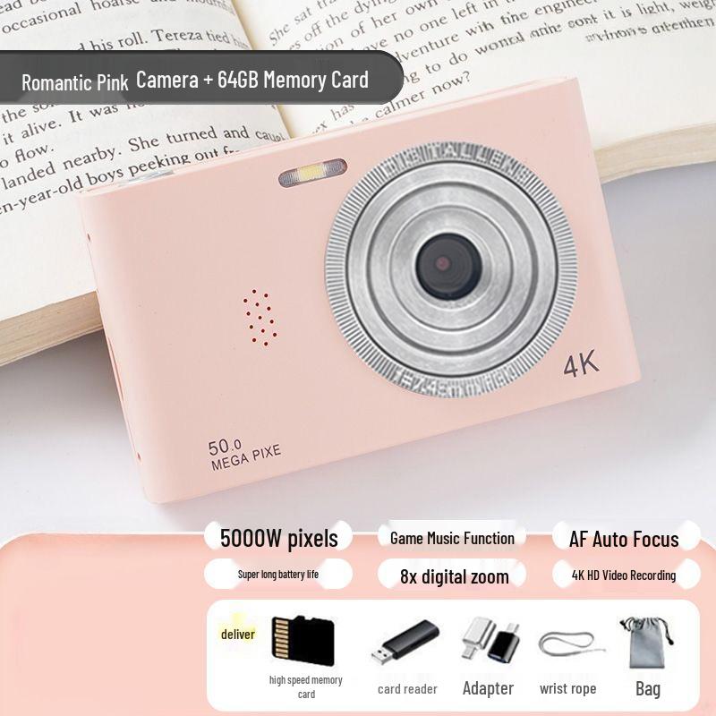 Retro HD Dual Camera for Students - Model D02