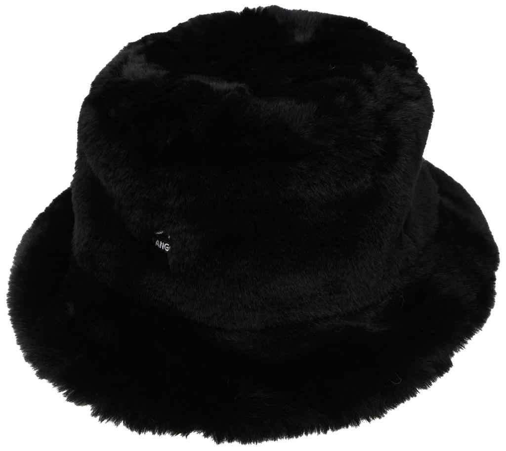 [Kangol] Bucket Hat Faux Fur Bucket SOLID BLACK (01) 23